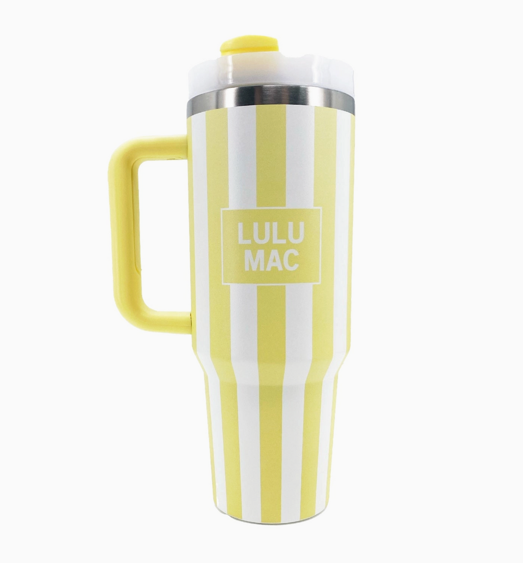 Striped Lulu Mac Tumbler 40OZ