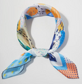 Blue Abstract Scarf
