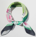 Green Abstract Scarf