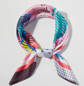 Pink Abstract Scarf