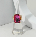 Emerald Cut Stretch Ring