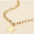 Gold Star Chain Necklace