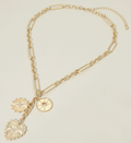 Celestial Heart Charm Necklace
