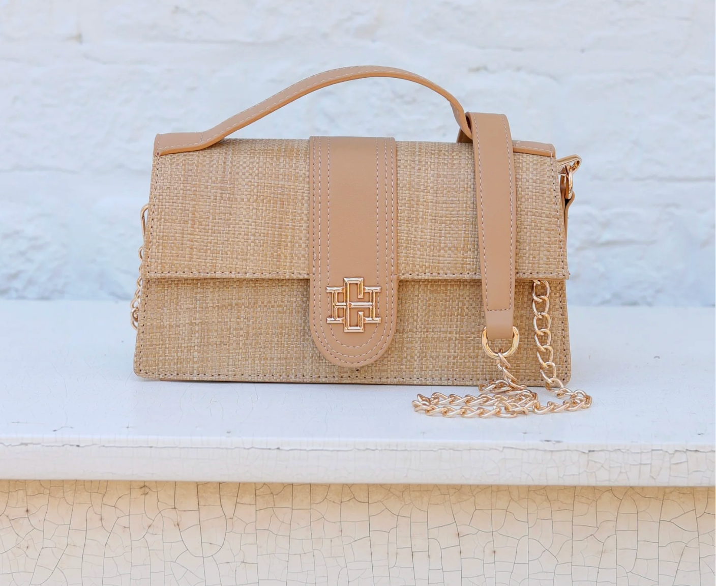 Waverly Clutch Natural