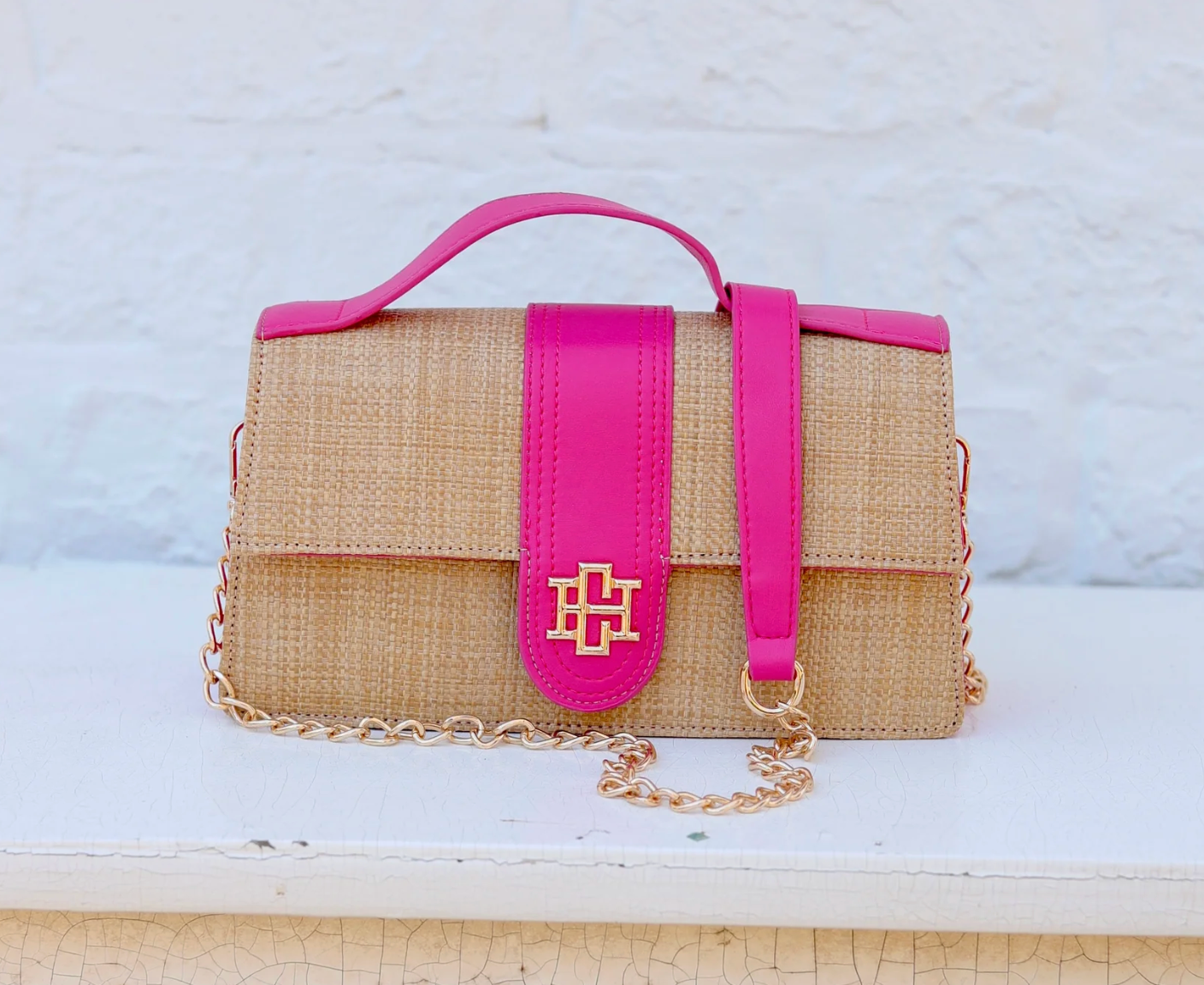 Waverly Clutch Hot Pink