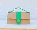 Waverly Clutch Kelly Green