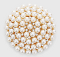 Pearl Cluster Pin Brooch
