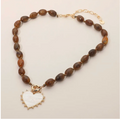 Mother Of Pearl Beaded Necklace