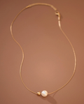 Pearl + Bead Necklace