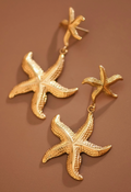 Starfish Drop Earrings