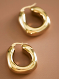 Chunky Geo Hoops