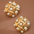 Pearl Woven Earrings