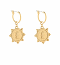 Dotted Coin Earrings