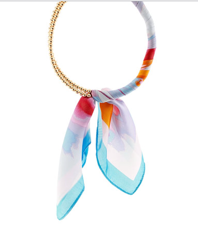 Scarf Collar Necklace - TQ Multi