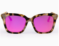 Lyla Hot Pink Polarized Medium Cat Eye Sunglasses