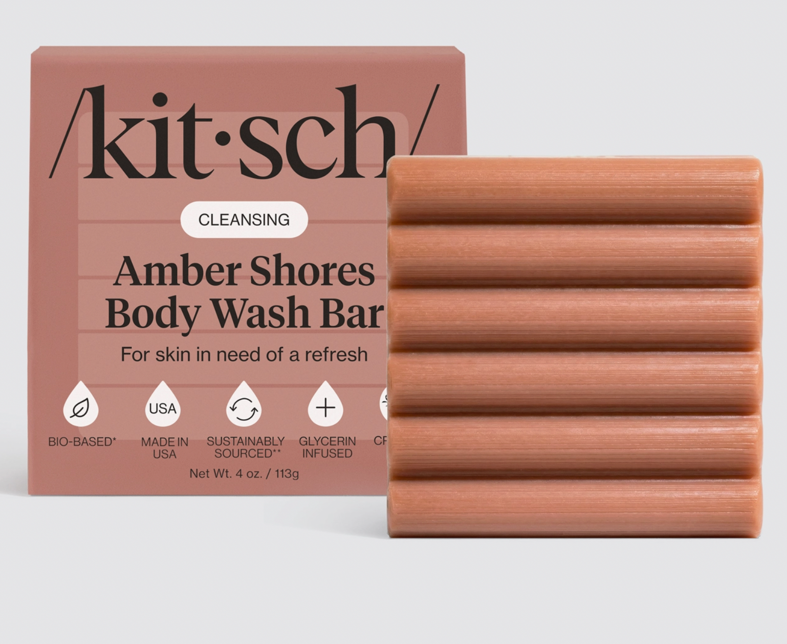 Kitsch Cleansing Amber Shores Body Wash Bar