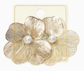 Floral Bloom Gold Earrings