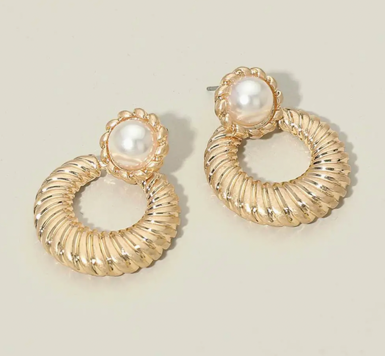 Pearl Accent Earrings