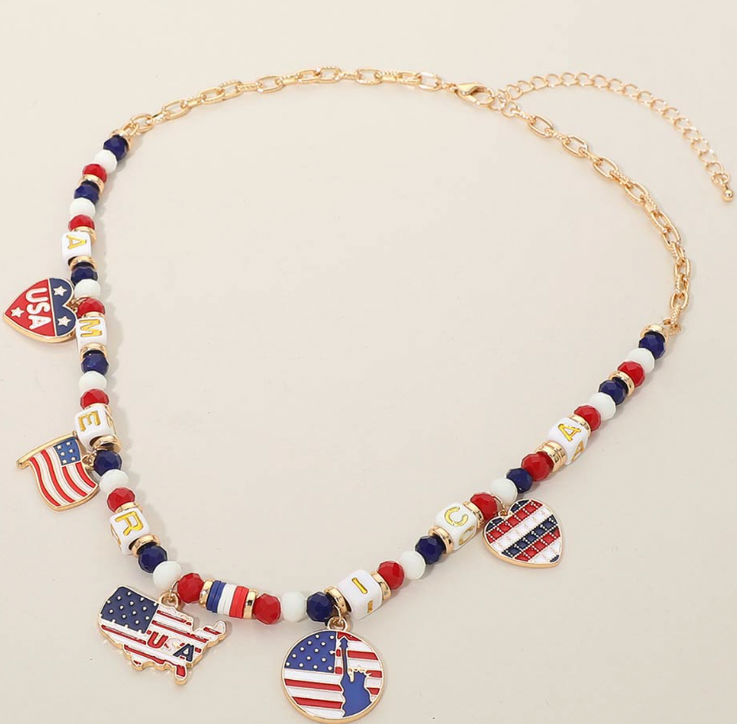 USA Charm Necklace