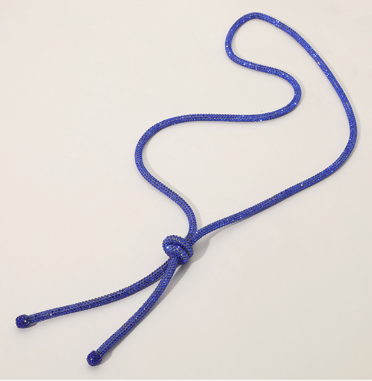 Blue Knot Necklace