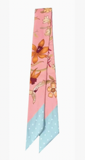 Pink Floral Scarf