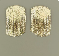 Golden Fringe Earrings