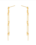 Gold Layered Chain Earrings
