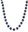 Navy 12mm Rhinestone Necklace