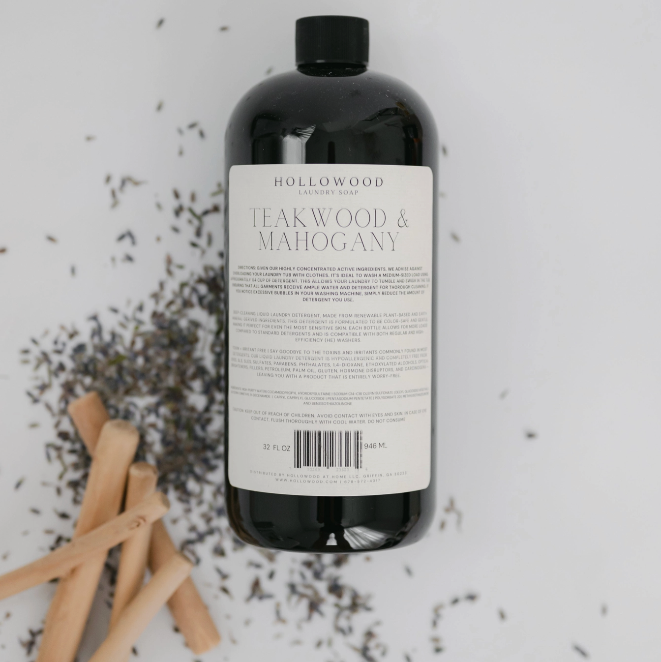 Teakwood & Mahogany | Luxury Liquid Laundry Soap - 32OZ