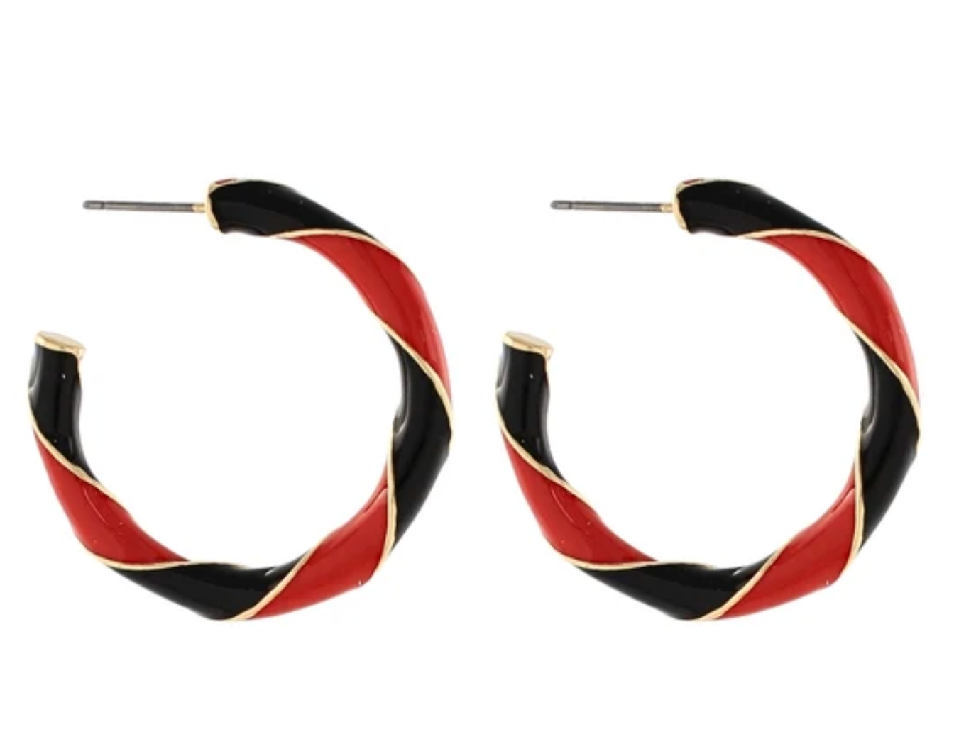 Red/Black Game Day Hoops