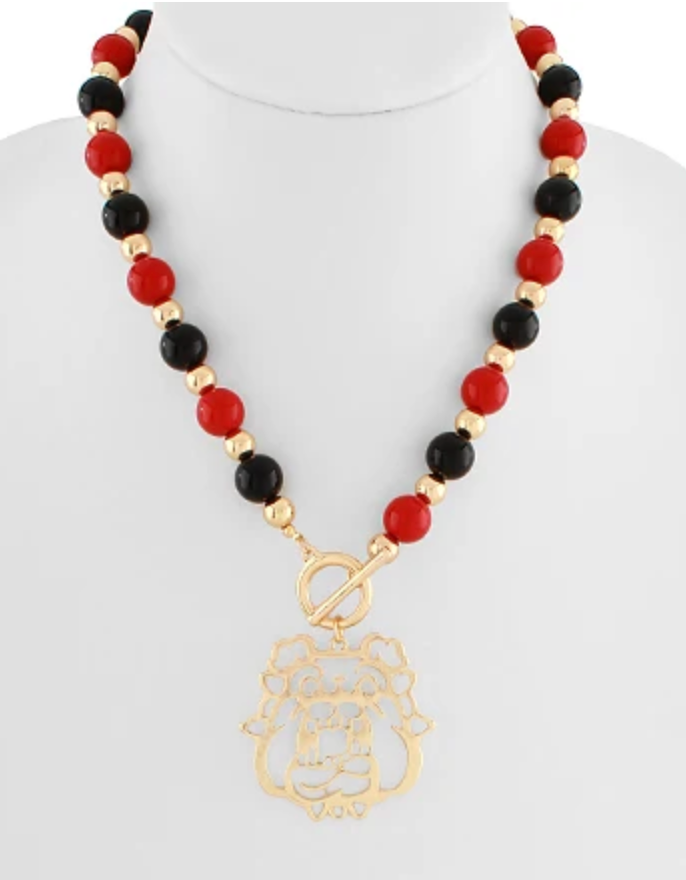 Gameday Bulldog Necklace