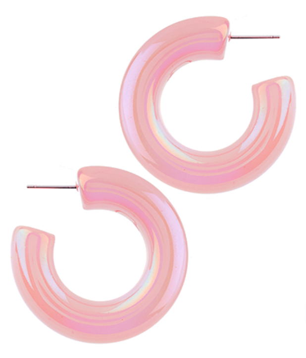 Iridescent Hoops