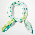 Green Polka Dot Scarf