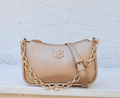 Joan Crossbody Woven Gold