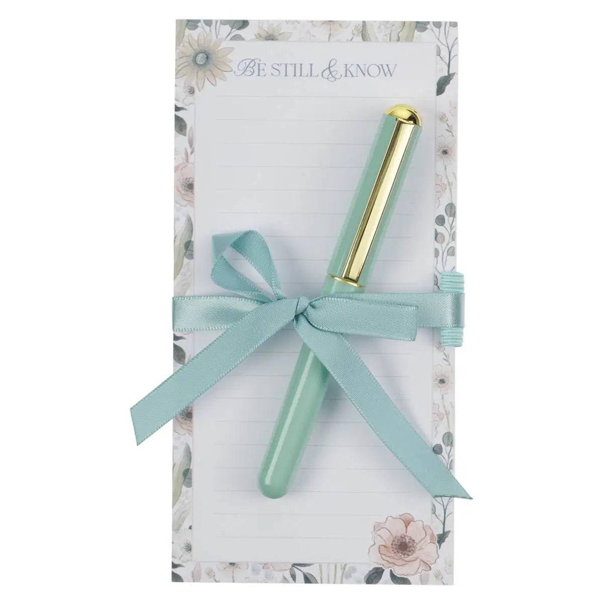 Magnetic Notepad W/Pen Be Still Ps. 46:10