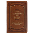 101 Devotions For Men Faux Leather